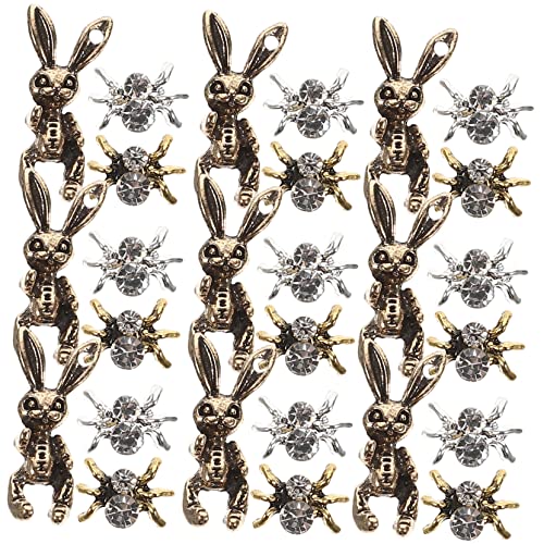 Beaupretty 1 Satz Spider Rabbit Nail Charms Dunkel Vintage Diy Nagelkunst Zubehör Für Gel Und Kunstnägel Für Salon Zuhause 30 Stück Beaupretty 1 Satz Spider Rabbit Nail Charms Dunkel Vintage Diy Nagelkunst Zubehör Für Gel Und Kunstnägel Für Salon Zuhause 30 Stück von Beaupretty