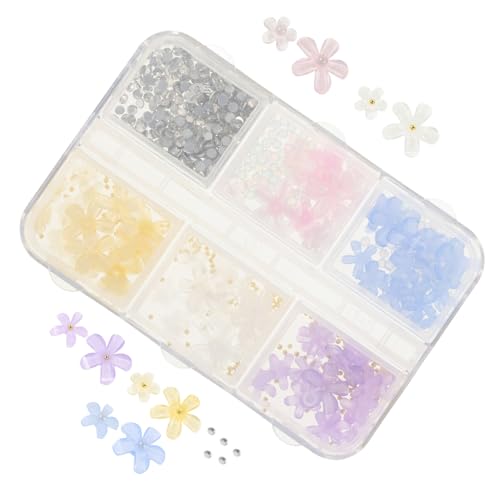 Beaupretty 1 Schachtel Charms und Glänzende Nageldekorationen für Nail Art Verschiedene Anlässe Einfache Anwendung und Romantisches Design von Beaupretty