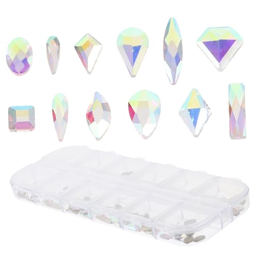 Beaupretty 1 Schachtel DIY Nagelkunst Diamantene Flatback Rhinestones Fächer für Party Nail Charms Deko Vielseitige Nagel Dekoration zum Selbermachen Schillernde Glitzersteine für Stilvolle Beaupretty 1 Schachtel DIY Nagelkunst Diamantene Flatback Rhinestones Fächer für Party Nail Charms Deko Vielseitige Nagel Dekoration zum Selbermachen Schillernde Glitzersteine für Stilvolle von Beaupretty