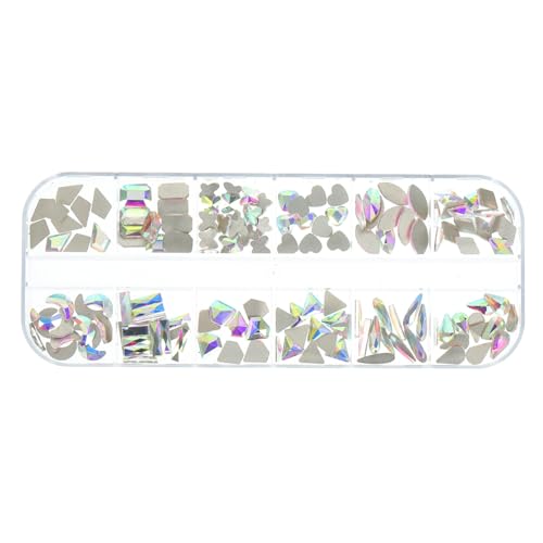 Beaupretty 1 Schachtel Flatback Nail Charms Strasssteine für Nägel Mehrfachformen Glänzende Nagelsteine DIY Nail Art Schmuck für Natürliche und Künstliche Nägel Beaupretty 1 Schachtel Flatback Nail Charms Strasssteine für Nägel Mehrfachformen Glänzende Nagelsteine DIY Nail Art Schmuck für Natürliche und Künstliche Nägel von Beaupretty