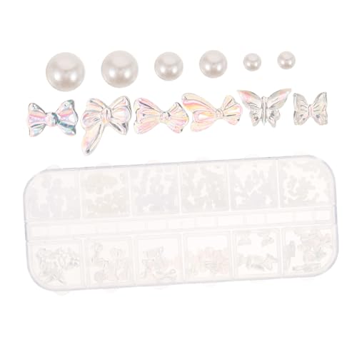 Beaupretty 1 Schachtel Nagel Charms Dekorationszubehör mit Schmetterlingen und Perlen Mix für DIY Nail Art Luxuriöse und Nagelverzierung für Auffällige Designs Beaupretty 1 Schachtel Nagel Charms Dekorationszubehör mit Schmetterlingen und Perlen Mix für DIY Nail Art Luxuriöse und Nagelverzierung für Auffällige Designs von Beaupretty