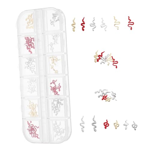 Beaupretty 1 Schachtel Nagelkunstschmuck Schlange Nagelkunst-Anhänger Nagel Charms winzige Nagelanhänger Anhänger für Nägel Schlangen-Nagel-Charme Kunststoff Beaupretty 1 Schachtel Nagelkunstschmuck Schlange Nagelkunst-Anhänger Nagel Charms winzige Nagelanhänger Anhänger für Nägel Schlangen-Nagel-Charme Kunststoff von Beaupretty