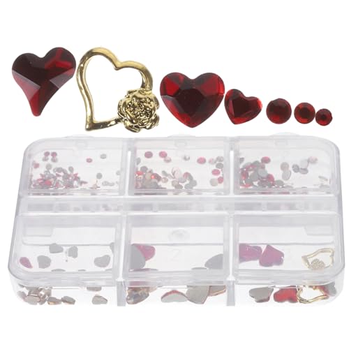 Beaupretty 1 Schachtel Nail Gems Herzförmige Strasssteine Nail Art Charms in Hellrosa Champagner Rhinestones für Maniküre und Nageldesign Beaupretty 1 Schachtel Nail Gems Herzförmige Strasssteine Nail Art Charms in Hellrosa Champagner Rhinestones für Maniküre und Nageldesign von Beaupretty