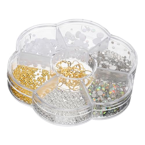 Beaupretty 1 Schachtel Perlen Nagel Charms Fach Aufbewahrung für Damen Glitzernde Nail Gems Maniküre Zubehör mit Eleganten Perlen und Strass für Traumhafte Nail Art Deko Beaupretty 1 Schachtel Perlen Nagel Charms Fach Aufbewahrung für Damen Glitzernde Nail Gems Maniküre Zubehör mit Eleganten Perlen und Strass für Traumhafte Nail Art Deko von Beaupretty