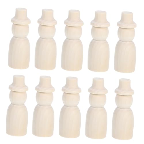 Beaupretty 10 Stück DIY Blank Holzpuppen zum Bemalen Kleine Unbemalte Holzfiguren zum Basteln Glatte Oberfläche Robustes Naturholz für Kinderhandwerk und Kreative Raumdekoration Beaupretty 10 Stück DIY Blank Holzpuppen zum Bemalen Kleine Unbemalte Holzfiguren zum Basteln Glatte Oberfläche Robustes Naturholz für Kinderhandwerk und Kreative Raumdekoration von Beaupretty