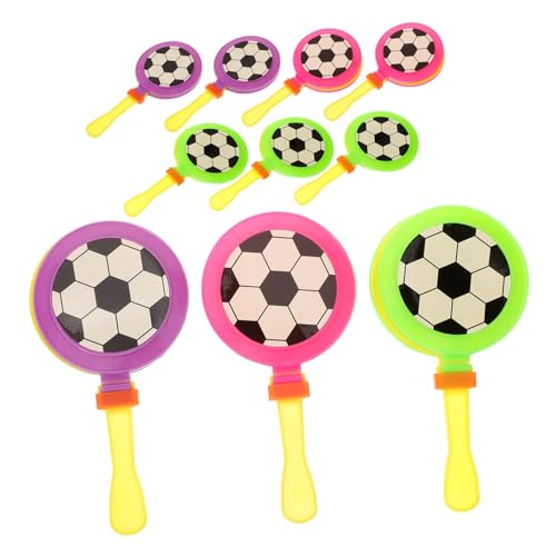 Beaupretty 10 Stück Fußball Handklapper Geräuschmacher für Sportveranstaltungen und Partys zum Anfeuern und Feiern Leicht und Handlich aus Sicherem Kunststoff Gefertigt Beaupretty 10 Stück Fußball Handklapper Geräuschmacher für Sportveranstaltungen und Partys zum Anfeuern und Feiern Leicht und Handlich aus Sicherem Kunststoff Gefertigt von Beaupretty