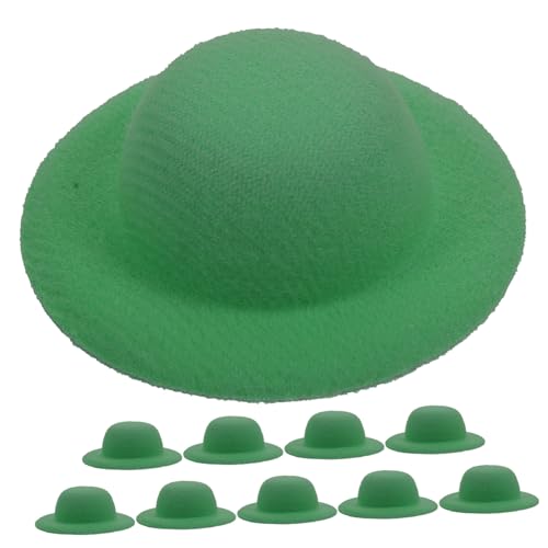 Beaupretty 10 Stück Miniatur Puppenhüte Imitation Strohhüte für Bastelprojekte Dekoration und Partybedarf Grün für Kreative DIY und Schulprojekte Beaupretty 10 Stück Miniatur Puppenhüte Imitation Strohhüte für Bastelprojekte Dekoration und Partybedarf Grün für Kreative DIY und Schulprojekte von Beaupretty