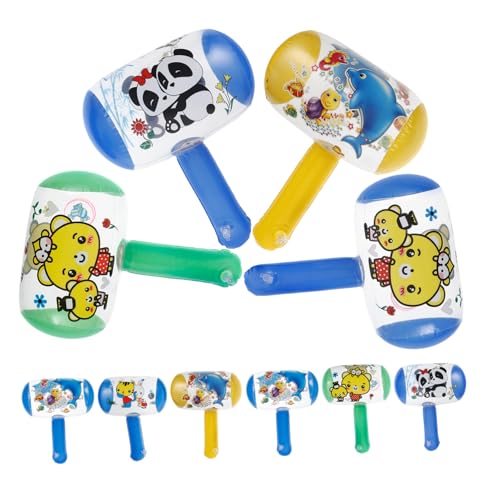 Beaupretty 10 Stück Teiliges Aufblasbare Hämmer mit für Bunte Spielzeughämmer für Partys Poolspiele und Outdoor Spaß Leicht und Lustig für Altersgruppen Zufällige Farbe Zufällige Farbe von Beaupretty