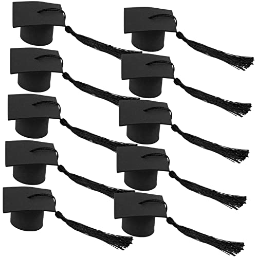 Beaupretty 10 Stück Teiliges Graduation Cap Cake Topper aus Vliesstoff Dekorative Bachelor Abschlusskappen für Tortendeko und Abschlussfeier Stilvolle Praktische Graduation Cake Decor für Beaupretty 10 Stück Teiliges Graduation Cap Cake Topper aus Vliesstoff Dekorative Bachelor Abschlusskappen für Tortendeko und Abschlussfeier Stilvolle Praktische Graduation Cake Decor für von Beaupretty