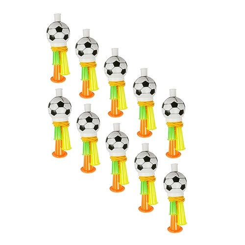 Beaupretty 10 Stück Teiliges Kunststoff Fußball Tröten Handheld Horn zum Anfeuern Lauter Lärmmacher für Sportveranstaltungen Fans und Party Leicht zu Bedienen für Fußball und Cheerleading Beaupretty 10 Stück Teiliges Kunststoff Fußball Tröten Handheld Horn zum Anfeuern Lauter Lärmmacher für Sportveranstaltungen Fans und Party Leicht zu Bedienen für Fußball und Cheerleading von Beaupretty