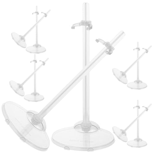 Beaupretty 10 Stück Teiliges Kunststoff Puppenständer Stabile Tragbare Figurenhalterung für Puppen und Actionfiguren Robustes Display zubehör für Puppenzubehör und Ausstellungsständer für von Beaupretty