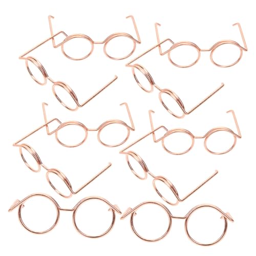 Beaupretty 10 Stück Teiliges Mini Brillen für Puppen aus Robustem Metall Runde Rahmenlose Brillengestelle in Roségold Modisches Puppenzubehör für Bastelprojekte und Puppenkleidung Beaupretty 10 Stück Teiliges Mini Brillen für Puppen aus Robustem Metall Runde Rahmenlose Brillengestelle in Roségold Modisches Puppenzubehör für Bastelprojekte und Puppenkleidung von Beaupretty