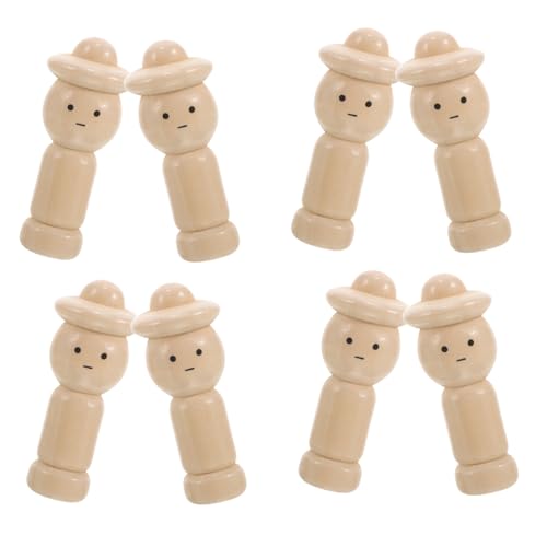 Beaupretty 10 Stück Teiliges Unvollendete Holzfiguren Natürliche Holz Peg Dolls DIY Anmalen Bastelset Kreative Handwerksfiguren für Dekoration und Beaupretty 10 Stück Teiliges Unvollendete Holzfiguren Natürliche Holz Peg Dolls DIY Anmalen Bastelset Kreative Handwerksfiguren für Dekoration und von Beaupretty
