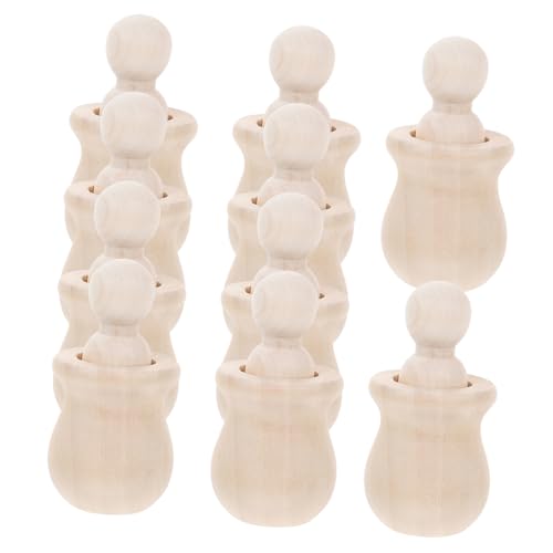 Beaupretty 10 Stück Teiliges Unvollendete Holzfiguren Peg Dolls zum Bemalen DIY Bastelset aus Glattem Sicherem Naturholz Kreative Holzfiguren für Malen Dekoration und Handarbeit Beaupretty 10 Stück Teiliges Unvollendete Holzfiguren Peg Dolls zum Bemalen DIY Bastelset aus Glattem Sicherem Naturholz Kreative Holzfiguren für Malen Dekoration und Handarbeit von Beaupretty
