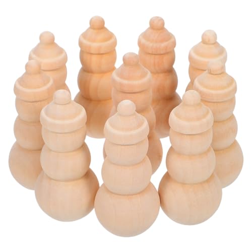 Beaupretty 10 Stück Unbemalte Schneemann Holzfiguren für Diy Bastelprojekte Kinderfreundliche Glatte Holzpuppen für Kreative Malideen und Festliche Dekorationen Beaupretty 10 Stück Unbemalte Schneemann Holzfiguren für Diy Bastelprojekte Kinderfreundliche Glatte Holzpuppen für Kreative Malideen und Festliche Dekorationen von Beaupretty