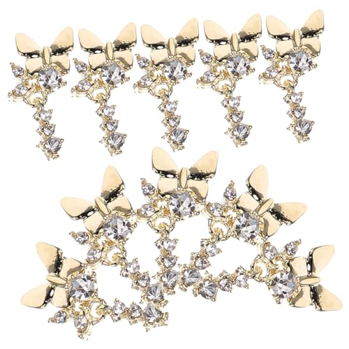Beaupretty 10 Teiliges Kleine Schmetterling Nagel Charms aus Glänzende Maniküre Nageldekoration für Mädchen DIY Nail Art Zubehör für Kreative Stilvolle Nagelgestaltung Beaupretty 10 Teiliges Kleine Schmetterling Nagel Charms aus Glänzende Maniküre Nageldekoration für Mädchen DIY Nail Art Zubehör für Kreative Stilvolle Nagelgestaltung von Beaupretty