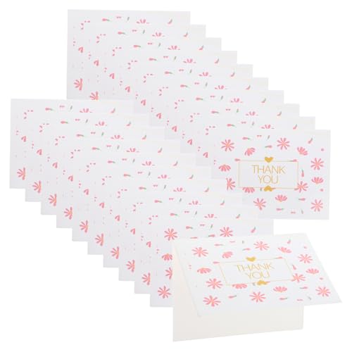 Beaupretty 100 Stück Dankeskarten Elegante Grußkarten für Hochzeiten Geburtstage und Besondere Anlässe Hochwertige Papierkarten mit Feinem Design für Herzliche Danksagungen Beaupretty 100 Stück Dankeskarten Elegante Grußkarten für Hochzeiten Geburtstage und Besondere Anlässe Hochwertige Papierkarten mit Feinem Design für Herzliche Danksagungen von Beaupretty