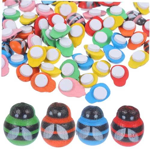 Beaupretty 100 Stück Holz Bienen Aufkleber Selbstklebend Bee Embellishments für DIY Bastelarbeiten Scrapbooking Partydekorationen Kleider Schmuck Beaupretty 100 Stück Holz Bienen Aufkleber Selbstklebend Bee Embellishments für DIY Bastelarbeiten Scrapbooking Partydekorationen Kleider Schmuck von Beaupretty