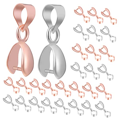 Beaupretty 100 Stück Schmuckverschluss Legierung Diy Anhänger Verbindung für Armbänder und Roségold Hellsilber für Kreative Schmuckherstellung von Beaupretty