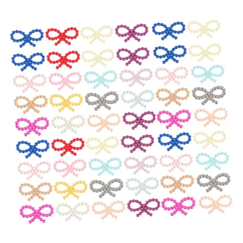Beaupretty 100 Stück Teiliges Mini Perlen Schleifen Hohle Bowknot Dekoration mit Simulierten Perlen für DIY Hochzeitsverpackungen Nagelkunst Puppenkleidung und Kreative Accessoires von Beaupretty