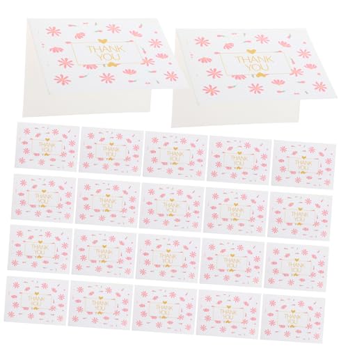 Beaupretty 100 Stücke Grußkarte Tag Sie Danke Karten Geburtstag Party Karte Hochzeit Karte Groß Grüße Karte Papier von Beaupretty
