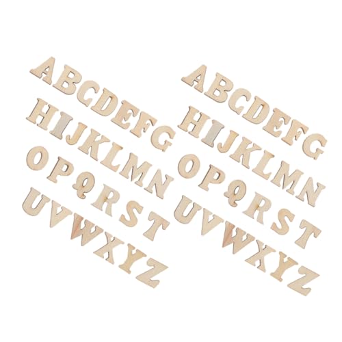 Beaupretty 104 Stück Teiliges aus Unbehandelten Holzbuchstaben DIY Deko Buchstaben für Kreative Projekte Natürliche Holzfarbe für Wanddekoration und Personalisierte Beaupretty 104 Stück Teiliges aus Unbehandelten Holzbuchstaben DIY Deko Buchstaben für Kreative Projekte Natürliche Holzfarbe für Wanddekoration und Personalisierte von Beaupretty