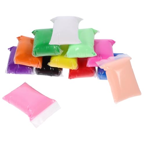 Beaupretty 12 Packungen Teiliges Modelliermasse für Ungiftige Langlebige Knetmasse in Leuchtenden Farben DIY Bastelset für Kleine Figuren Schlüsselanhänger und Kreative Bastelprojekte von Beaupretty