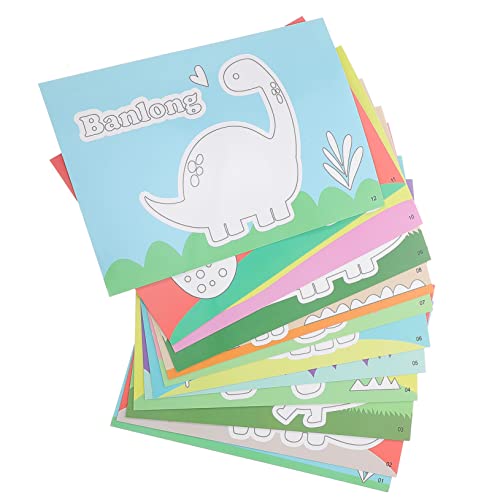 Beaupretty 12 Stück Dinosaurier Sticker Puzzle Teiliges für Kreative DIY Bastelmaterialien für Vorschulbildung Fördert Feinmotorik und Farbwahrnehmung Beaupretty 12 Stück Dinosaurier Sticker Puzzle Teiliges für Kreative DIY Bastelmaterialien für Vorschulbildung Fördert Feinmotorik und Farbwahrnehmung von Beaupretty