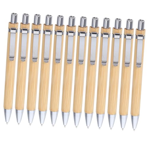 Beaupretty 12 Stück Kugelschreiber aus Bambus Stiftherstellungsset mit Perlen Farbstifte Kugelschreiber Journalstifte Kugelschreiber mittlere Spitze Holz Stifte Bambusstift Holzstift pp Khaki Beaupretty 12 Stück Kugelschreiber aus Bambus Stiftherstellungsset mit Perlen Farbstifte Kugelschreiber Journalstifte Kugelschreiber mittlere Spitze Holz Stifte Bambusstift Holzstift pp Khaki von Beaupretty
