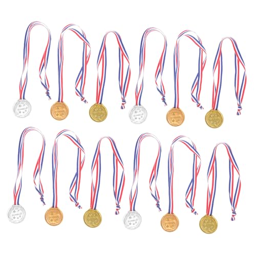 Beaupretty 12 Stück Kunststoffsportmedaillen für Fußball Medaillen Auszeichnungen für Sportevents Kreative Spielzeugmedaillen Gold Silber und Gold Silber Beaupretty 12 Stück Kunststoffsportmedaillen für Fußball Medaillen Auszeichnungen für Sportevents Kreative Spielzeugmedaillen Gold Silber und Gold Silber von Beaupretty