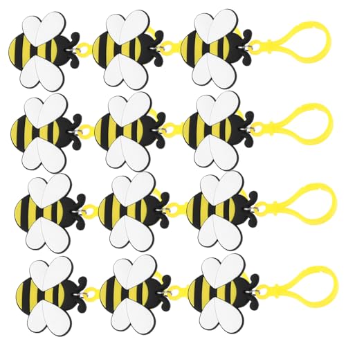 Beaupretty 12 Stück Niedliche Kleine Bienen Schlüsselanhänger Robuste und Leichte Taschenanhänger Dekorative Schlüsselringe für Rucksack Geldbörse Partygeschenke Vielseitig Zufällige Farbe Beaupretty 12 Stück Niedliche Kleine Bienen Schlüsselanhänger Robuste und Leichte Taschenanhänger Dekorative Schlüsselringe für Rucksack Geldbörse Partygeschenke Vielseitig Zufällige Farbe von Beaupretty