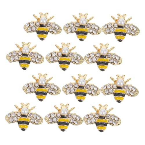 Beaupretty 12 Stück Teiliges Bienen Nagel Schmuck Charms aus Legierung DIY Nagelkunst Zubehör mit funkelnden Strasssteinen Kreative und Damen Nail Art Dekoration Beaupretty 12 Stück Teiliges Bienen Nagel Schmuck Charms aus Legierung DIY Nagelkunst Zubehör mit funkelnden Strasssteinen Kreative und Damen Nail Art Dekoration von Beaupretty