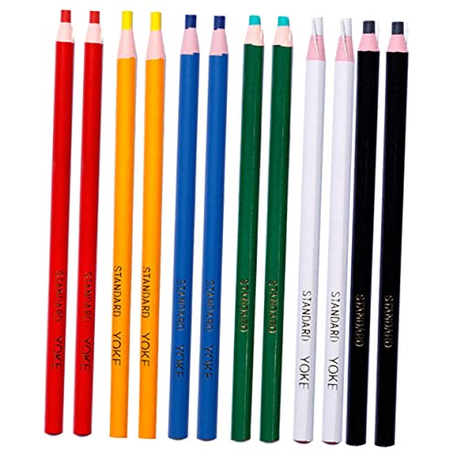 Beaupretty 12 Stück Teiliges Bunte Wachsmalstifte mit Handabreißbarer Mine Wasserfeste Grease Pencils für Nähen Handwerk Textilmarkierung und Schuhmarkierung Stark Haftend Langlebig und Beaupretty 12 Stück Teiliges Bunte Wachsmalstifte mit Handabreißbarer Mine Wasserfeste Grease Pencils für Nähen Handwerk Textilmarkierung und Schuhmarkierung Stark Haftend Langlebig und von Beaupretty