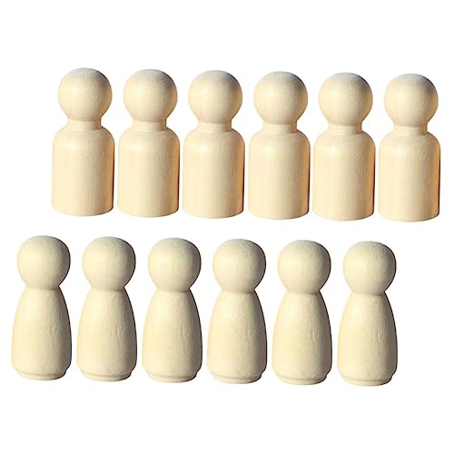Beaupretty 12 Stück Teiliges DIY Holzfiguren aus Hochwertigem Holz Unbemalt und Robust Miniatur Puppen für Sandtisch Dekoration und Kreatives Basteln für Personalisierte Wohnaccessoires und Beaupretty 12 Stück Teiliges DIY Holzfiguren aus Hochwertigem Holz Unbemalt und Robust Miniatur Puppen für Sandtisch Dekoration und Kreatives Basteln für Personalisierte Wohnaccessoires und von Beaupretty