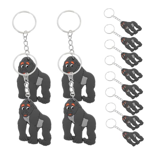 Beaupretty 12 Stück Teiliges Gorilla Schlüsselanhänger Niedlicher Cartoon Anhänger Vielseitiger Taschen und Rucksack Schmuck für Partydekoration Beaupretty 12 Stück Teiliges Gorilla Schlüsselanhänger Niedlicher Cartoon Anhänger Vielseitiger Taschen und Rucksack Schmuck für Partydekoration von Beaupretty