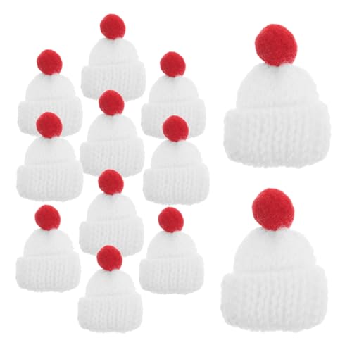 Beaupretty 12 Stück Teiliges Mini Weihnachtsmützen aus Weichem Garn Kleine Strickhüte für DIY Bastelprojekte Langlebig und Farbbeständig für Weihnachtsdekoration und Puppenzubehör Beaupretty 12 Stück Teiliges Mini Weihnachtsmützen aus Weichem Garn Kleine Strickhüte für DIY Bastelprojekte Langlebig und Farbbeständig für Weihnachtsdekoration und Puppenzubehör von Beaupretty