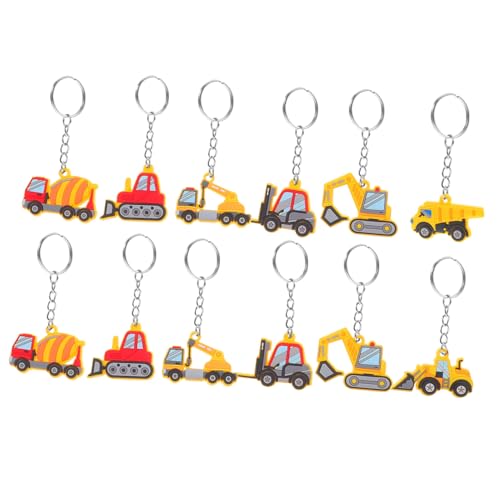 Beaupretty 12 Stück Teiliges PVC Baumaschinen Schlüsselanhänger Leichte Robuste Anhänger Vielseitig als Partydeko und Klassenzimmerpreis Bagger Kran für Kindergeburtstag und Shower Beaupretty 12 Stück Teiliges PVC Baumaschinen Schlüsselanhänger Leichte Robuste Anhänger Vielseitig als Partydeko und Klassenzimmerpreis Bagger Kran für Kindergeburtstag und Shower von Beaupretty