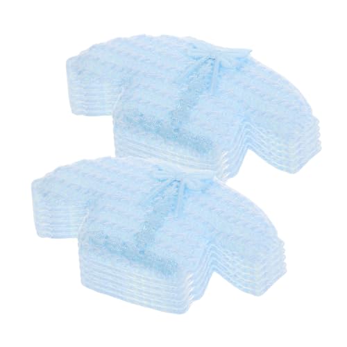 Beaupretty 12 Stück Teiliges Shower Sticker Blau Babykleider Motive für Scrapbooking und DIY Partydekoration Selbstklebende Aufkleber für Babyparty Gender Reveal und Geschenkverpackungen von Beaupretty