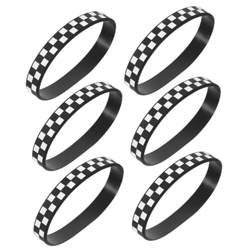 Beaupretty 12 Stück Teiliges Silikon Armband mit Kariertem Racing Leichtes Sport Armband für Fans Party und Eventgeschenk Verstellbar und Komfortabel für Motorsport und Teamaktivitäten Beaupretty 12 Stück Teiliges Silikon Armband mit Kariertem Racing Leichtes Sport Armband für Fans Party und Eventgeschenk Verstellbar und Komfortabel für Motorsport und Teamaktivitäten von Beaupretty