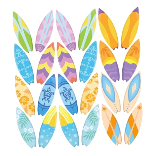 Beaupretty 120 Stück Teiliges Surfboard Sticker Tropische Strand Deko mit Hawaiianischem Party Selbstklebende Aufkleber für DIY Koffer Wandgestaltung und Scrapbooking Wasserfest und von Beaupretty