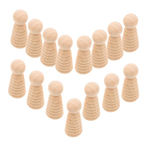 Beaupretty 15 Stück Teiliges Holzfiguren Unfertige Peg Dolls aus Naturholz für DIY Bemalung Kunsthandwerk Kleine Holzpuppen Figuren für Kreative Projekte und Familienaktivitäten Beaupretty 15 Stück Teiliges Holzfiguren Unfertige Peg Dolls aus Naturholz für DIY Bemalung Kunsthandwerk Kleine Holzpuppen Figuren für Kreative Projekte und Familienaktivitäten von Beaupretty
