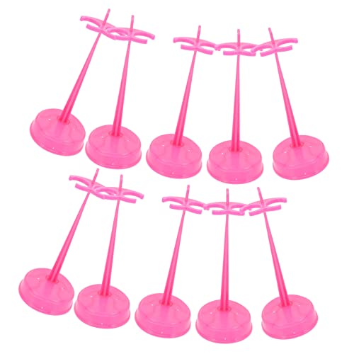 Beaupretty 15 Stück Teiliges Puppenständer Kunststoff Stabile Doll Holder mit Breiter Basis für Figuren Ausstellen von Actionfiguren und Puppen Langlebig und Einfach zu Verwenden von Beaupretty