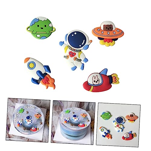 Beaupretty 15 Stück Teiliges Weltraum Kuchen Deko Kreative Astronaut Figuren aus Sicherem Material Essbare Geburtstagstorte Verzierung für Kindergeburtstag Junge Mädchen Party Beaupretty 15 Stück Teiliges Weltraum Kuchen Deko Kreative Astronaut Figuren aus Sicherem Material Essbare Geburtstagstorte Verzierung für Kindergeburtstag Junge Mädchen Party von Beaupretty