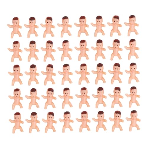 Beaupretty 150 Stück Teiliges Mini Figuren Kunststoff Klein für Babyparty Deko Eiswürfelspiel Shower Tischdekorationen Cake Toppers Geschenke Mädchen von Beaupretty