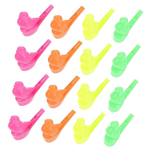 Beaupretty 16Stücke Bunte Vogelpfeifen Musikinstrumente für Partys und für Farbige Pfeifen mit Tollem für Fröhliche Anlässe von Beaupretty