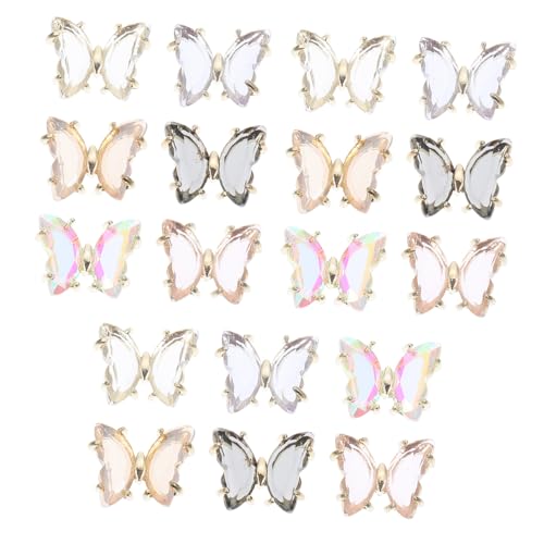 Beaupretty 18 Stück Teiliges Schmetterling Nagelkunst Kleine DIY Nageldekorationen Langlebige Nail Art Charms Modische Maniküre Accessoires für Zuhause und Salon Beaupretty 18 Stück Teiliges Schmetterling Nagelkunst Kleine DIY Nageldekorationen Langlebige Nail Art Charms Modische Maniküre Accessoires für Zuhause und Salon von Beaupretty