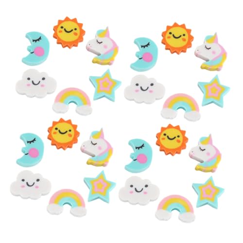 Beaupretty 180 Stück Cartoon Radiergummis Bunte Wolken Mond Stern Mini Radierer Für Schule Party Geschenke Vielseitig Langlebig Rückstandsfrei von Beaupretty