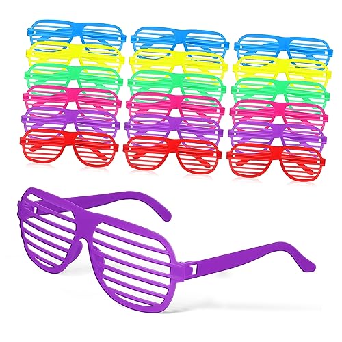 Beaupretty 18Stücke Neonfarbene Shutter Brillen Kunststoff Witzige Party Sonnenbrillen für Mitgebsel für Jahre Mottopartys UV für Outdoor Aktivitäten Beaupretty 18Stücke Neonfarbene Shutter Brillen Kunststoff Witzige Party Sonnenbrillen für Mitgebsel für Jahre Mottopartys UV für Outdoor Aktivitäten von Beaupretty