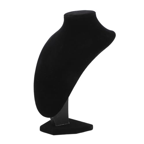 Beaupretty 1Stück Schwarzem Vlies Eleganter Schmuck Organizer für Ketten Anhänger zur Präsentation Sicheren Aufbewahrung von Schmuckstücken von Beaupretty