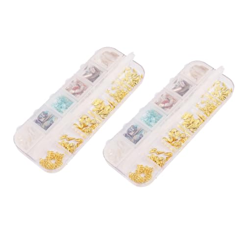 Beaupretty 2 Boxen Fächer Nageldekoration mit Muschel Legierungsornamenten DIY Nail Art Supplies für Frauen Einfache Anwendung Vielseitig für Natürliche und Künstliche Nägel Modische Beaupretty 2 Boxen Fächer Nageldekoration mit Muschel Legierungsornamenten DIY Nail Art Supplies für Frauen Einfache Anwendung Vielseitig für Natürliche und Künstliche Nägel Modische von Beaupretty